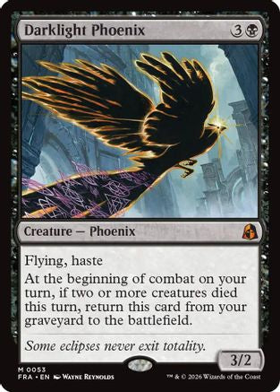 Darklight Phoenix (FRA-053) [Reality Fracture] | Shuffle n Cut Hobbies & Games