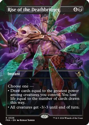Rise of the Deathbringer (Borderless) (FRA-326) [Reality Fracture] | Shuffle n Cut Hobbies & Games