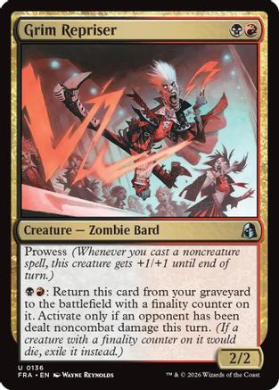 Grim Repriser (FRA-136) [Reality Fracture] Foil | Shuffle n Cut Hobbies & Games