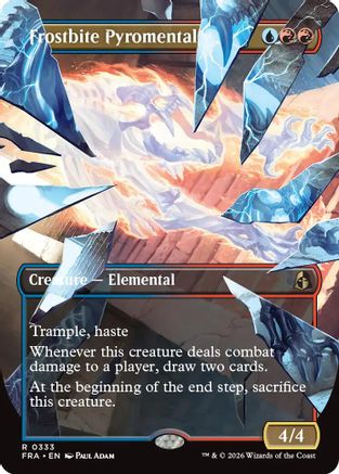 Frostbite Pyromental (Borderless) (FRA-333) [Reality Fracture] | Shuffle n Cut Hobbies & Games