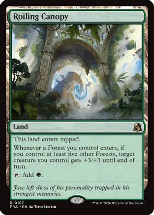 Roiling Canopy (FRA-187) [Reality Fracture] Foil | Shuffle n Cut Hobbies & Games