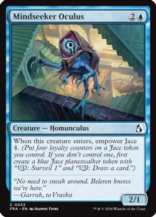 Mindseeker Oculus (FRA-033) [Reality Fracture] Foil | Shuffle n Cut Hobbies & Games