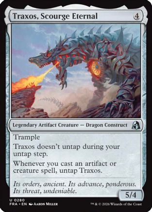 Traxos, Scourge Eternal (FRA-280) [Reality Fracture] Foil | Shuffle n Cut Hobbies & Games