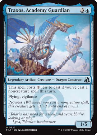 Traxos, Academy Guardian (FRA-222) [Reality Fracture] Foil | Shuffle n Cut Hobbies & Games