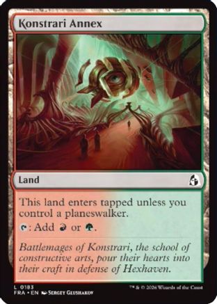 Konstrari Annex (FRA-183) [Reality Fracture] | Shuffle n Cut Hobbies & Games