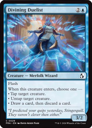 Divining Duelist (FRA-029) [Reality Fracture] Foil | Shuffle n Cut Hobbies & Games