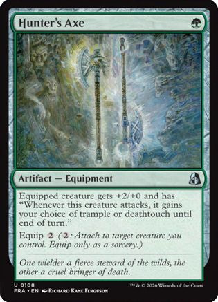 Hunter's Axe (FRA-108) [Reality Fracture] Foil | Shuffle n Cut Hobbies & Games