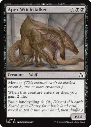 Apex Witchstalker (FRA-048) [Reality Fracture] Foil | Shuffle n Cut Hobbies & Games