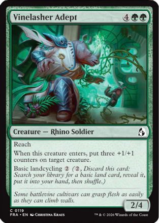 Vinelasher Adept (FRA-119) [Reality Fracture] Foil | Shuffle n Cut Hobbies & Games