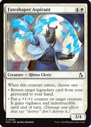 Fateshaper Aspirant (FRA-006) [Reality Fracture] | Shuffle n Cut Hobbies & Games