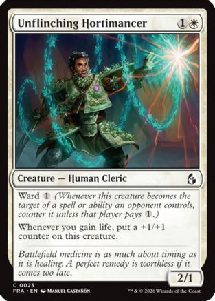 Unflinching Hortimancer (FRA-023) [Reality Fracture] Foil | Shuffle n Cut Hobbies & Games