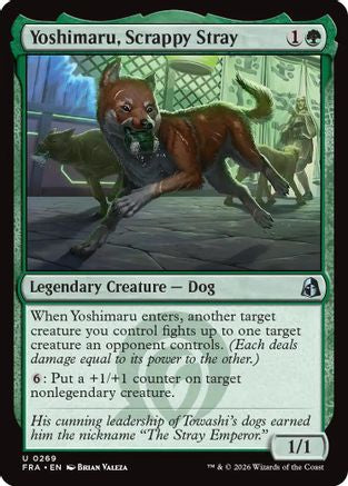 Yoshimaru, Scrappy Stray (FRA-269) [Reality Fracture] Foil | Shuffle n Cut Hobbies & Games