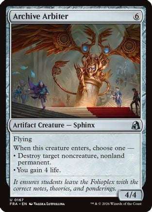 Archive Arbiter (FRA-167) [Reality Fracture] | Shuffle n Cut Hobbies & Games