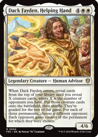 Dack Fayden, Helping Hand (004) [Commander: Reality Fracture] | Shuffle n Cut Hobbies & Games