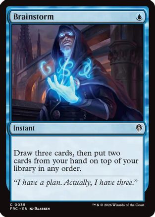 Brainstorm (039) [Commander: Reality Fracture] | Shuffle n Cut Hobbies & Games
