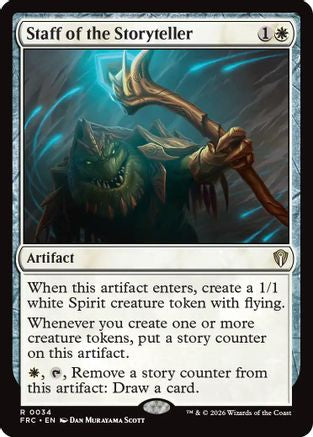 Staff of the Storyteller (034) [Commander: Reality Fracture] | Shuffle n Cut Hobbies & Games