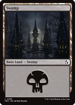 Swamp (FRA-285) [Reality Fracture] Foil | Shuffle n Cut Hobbies & Games