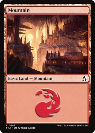 Mountain (FRA-287) [Reality Fracture] Foil | Shuffle n Cut Hobbies & Games