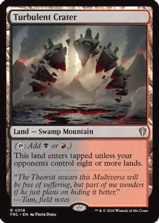 Turbulent Crater (016) [Commander: Reality Fracture] | Shuffle n Cut Hobbies & Games