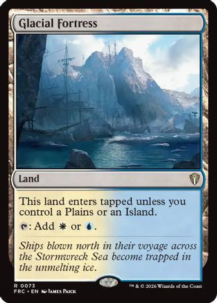 Glacial Fortress (073) [Commander: Reality Fracture] | Shuffle n Cut Hobbies & Games