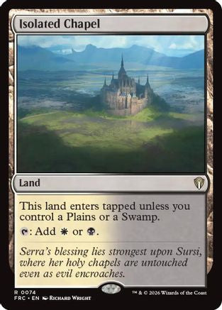 Isolated Chapel (074) [Commander: Reality Fracture] | Shuffle n Cut Hobbies & Games