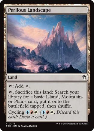 Perilous Landscape (078) [Commander: Reality Fracture] | Shuffle n Cut Hobbies & Games