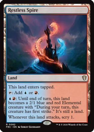 Restless Spire (082) [Commander: Reality Fracture] | Shuffle n Cut Hobbies & Games