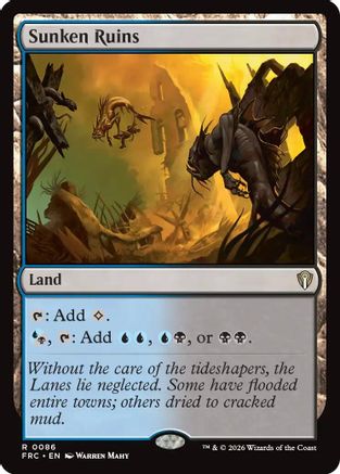 Sunken Ruins (086) [Commander: Reality Fracture] | Shuffle n Cut Hobbies & Games