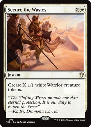 Secure the Wastes (031) [Commander: Reality Fracture] | Shuffle n Cut Hobbies & Games