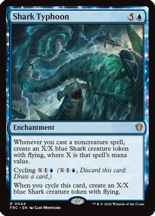 Shark Typhoon (044) [Commander: Reality Fracture] | Shuffle n Cut Hobbies & Games