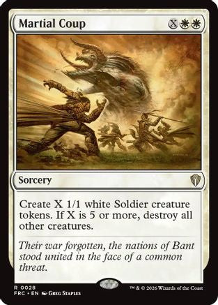 Martial Coup (028) [Commander: Reality Fracture] | Shuffle n Cut Hobbies & Games
