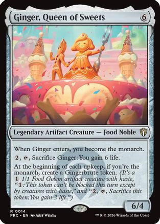 Ginger, Queen of Sweets (014) [Commander: Reality Fracture] | Shuffle n Cut Hobbies & Games