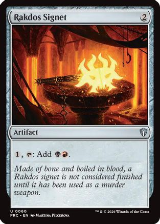 Rakdos Signet (060) [Commander: Reality Fracture] | Shuffle n Cut Hobbies & Games