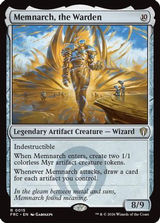Memnarch, the Warden (015) [Commander: Reality Fracture] | Shuffle n Cut Hobbies & Games