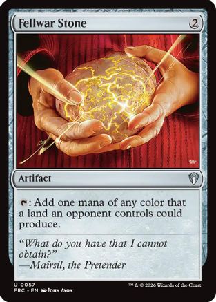 Fellwar Stone (057) [Commander: Reality Fracture] | Shuffle n Cut Hobbies & Games