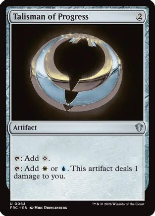 Talisman of Progress (064) [Commander: Reality Fracture] | Shuffle n Cut Hobbies & Games