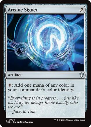 Arcane Signet (020) [Commander: Reality Fracture] | Shuffle n Cut Hobbies & Games