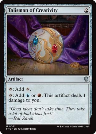 Talisman of Creativity (061) [Commander: Reality Fracture] | Shuffle n Cut Hobbies & Games