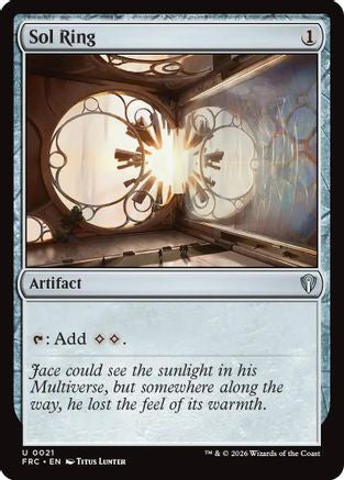 Sol Ring (021) [Commander: Reality Fracture] | Shuffle n Cut Hobbies & Games