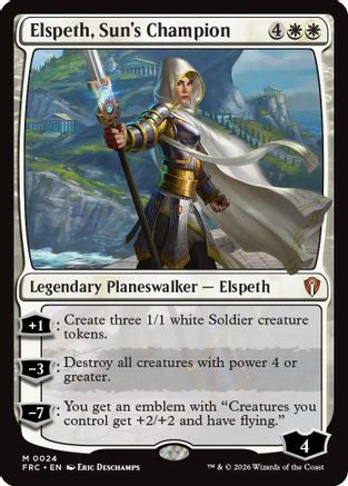 Elspeth, Sun's Champion (024) [Commander: Reality Fracture] | Shuffle n Cut Hobbies & Games