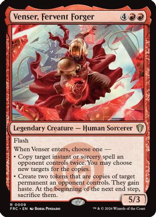Venser, Fervent Forger (009) [Commander: Reality Fracture] | Shuffle n Cut Hobbies & Games