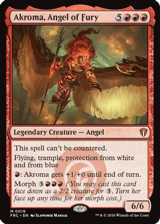 Akroma, Angel of Fury (019) [Commander: Reality Fracture] | Shuffle n Cut Hobbies & Games