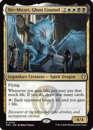 Niv-Mizzet, Ghost Counsel (010) [Commander: Reality Fracture] | Shuffle n Cut Hobbies & Games