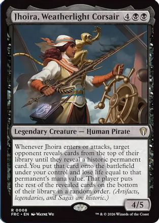 Jhoira, Weatherlight Corsair (008) [Commander: Reality Fracture] | Shuffle n Cut Hobbies & Games