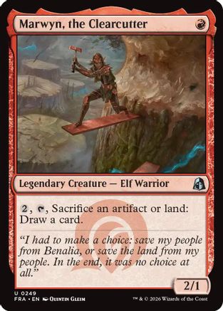 Marwyn, the Clearcutter (FRA-249) [Reality Fracture] Foil | Shuffle n Cut Hobbies & Games