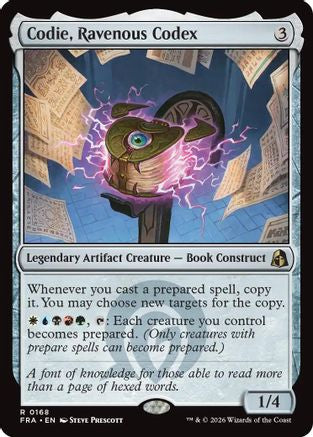 Codie, Ravenous Codex (FRA-168) [Reality Fracture] Foil | Shuffle n Cut Hobbies & Games