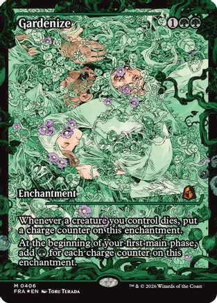 Gardenize (Showcase) (FRA-406) [Reality Fracture] Foil | Shuffle n Cut Hobbies & Games