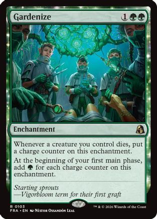 Gardenize (FRA-103) [Reality Fracture] Foil | Shuffle n Cut Hobbies & Games