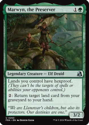 Marwyn, the Preserver (FRA-263) [Reality Fracture] Foil | Shuffle n Cut Hobbies & Games