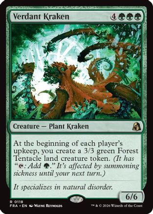 Verdant Kraken (FRA-118) [Reality Fracture] Foil | Shuffle n Cut Hobbies & Games